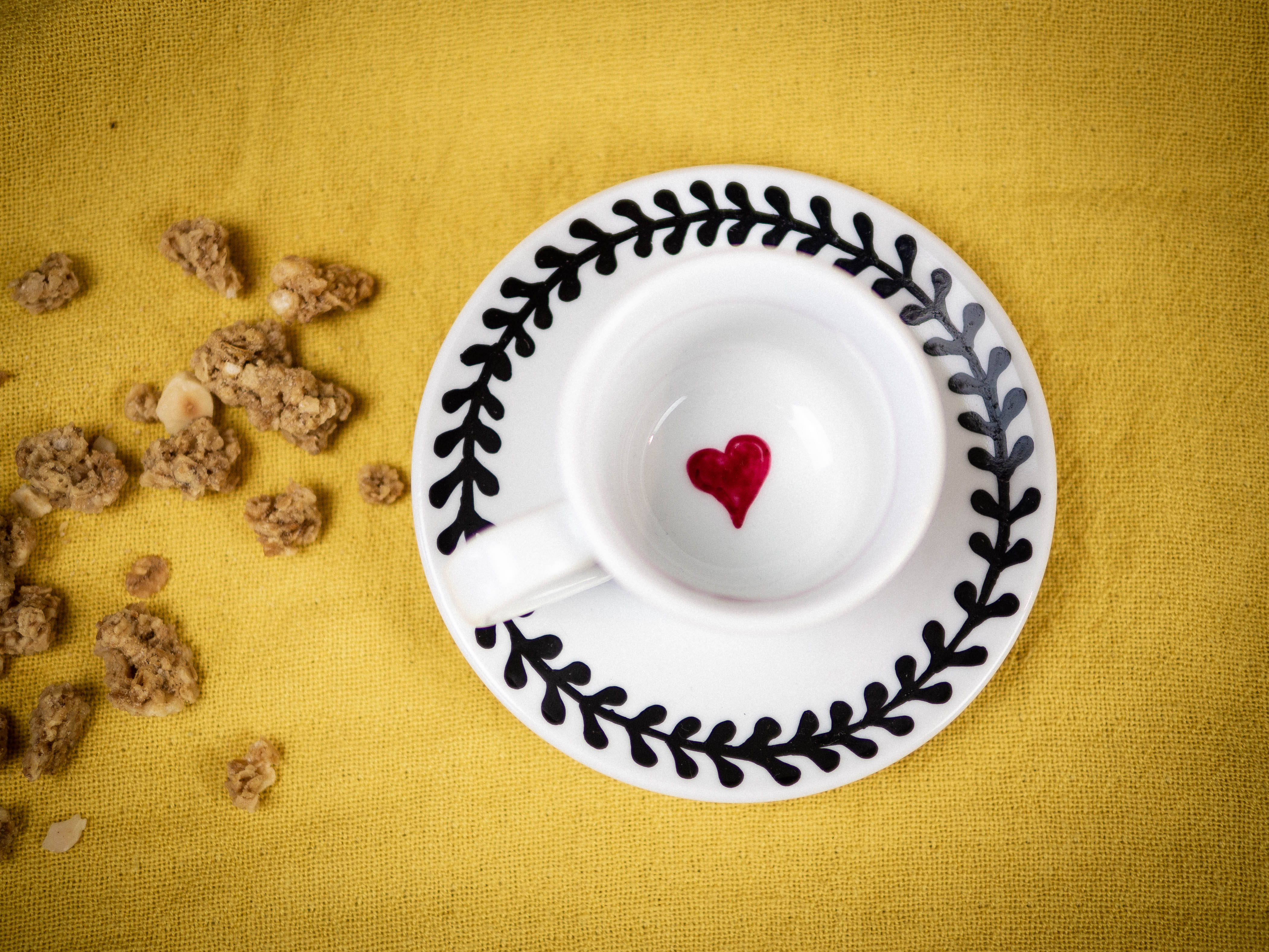 Un petit coeur dans ma tasse